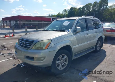 2003 Lexus Gx 470 from USA, damaged, VIN JTJBT20X730014990